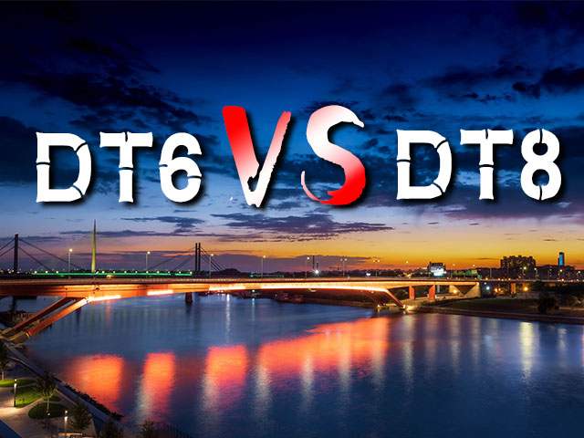 What is the difference between DALI DT6 and DALI DT8?