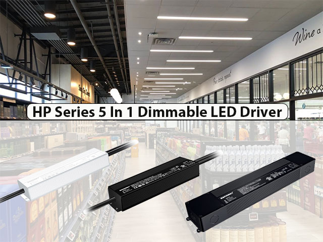 Covering All Dimming methods with KEYSUN’s HP Series 5 In 1 Dimmable Driver